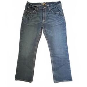 Ariat Rebar Low Rise Boot Cut Men's Jeans Size 38x32